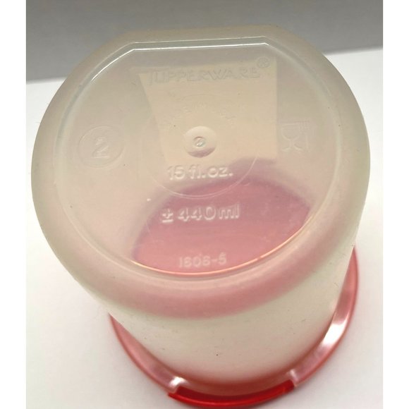 Tupperware Modular Mates 1606-05 with Lid 1607-4 Vintage 15 oz Storage Container - Picture 4 of 9
